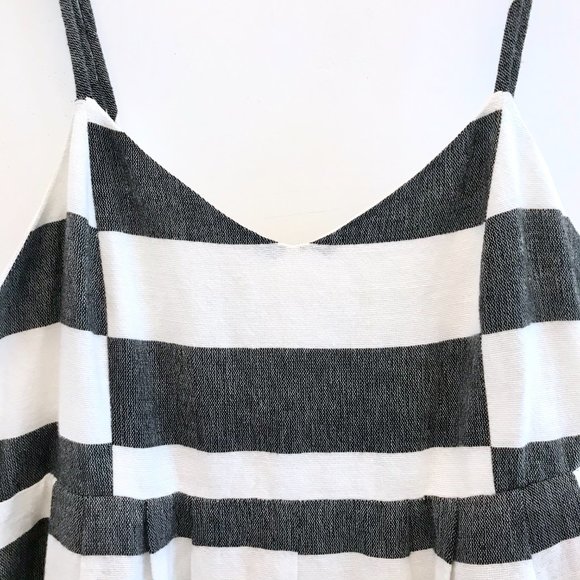 Mara Hoffman Easy Jumpsuit Stripe Black and White - Picture 6 of 9